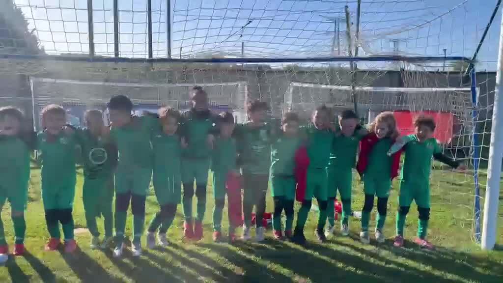 Nos U8/U9 en joie...